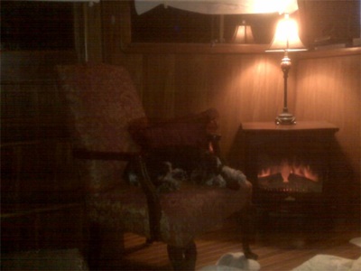 Yacht 40 fireplace